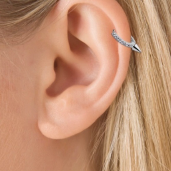 Maria Tash single Diamond white gold earring - Picture 2 of 5